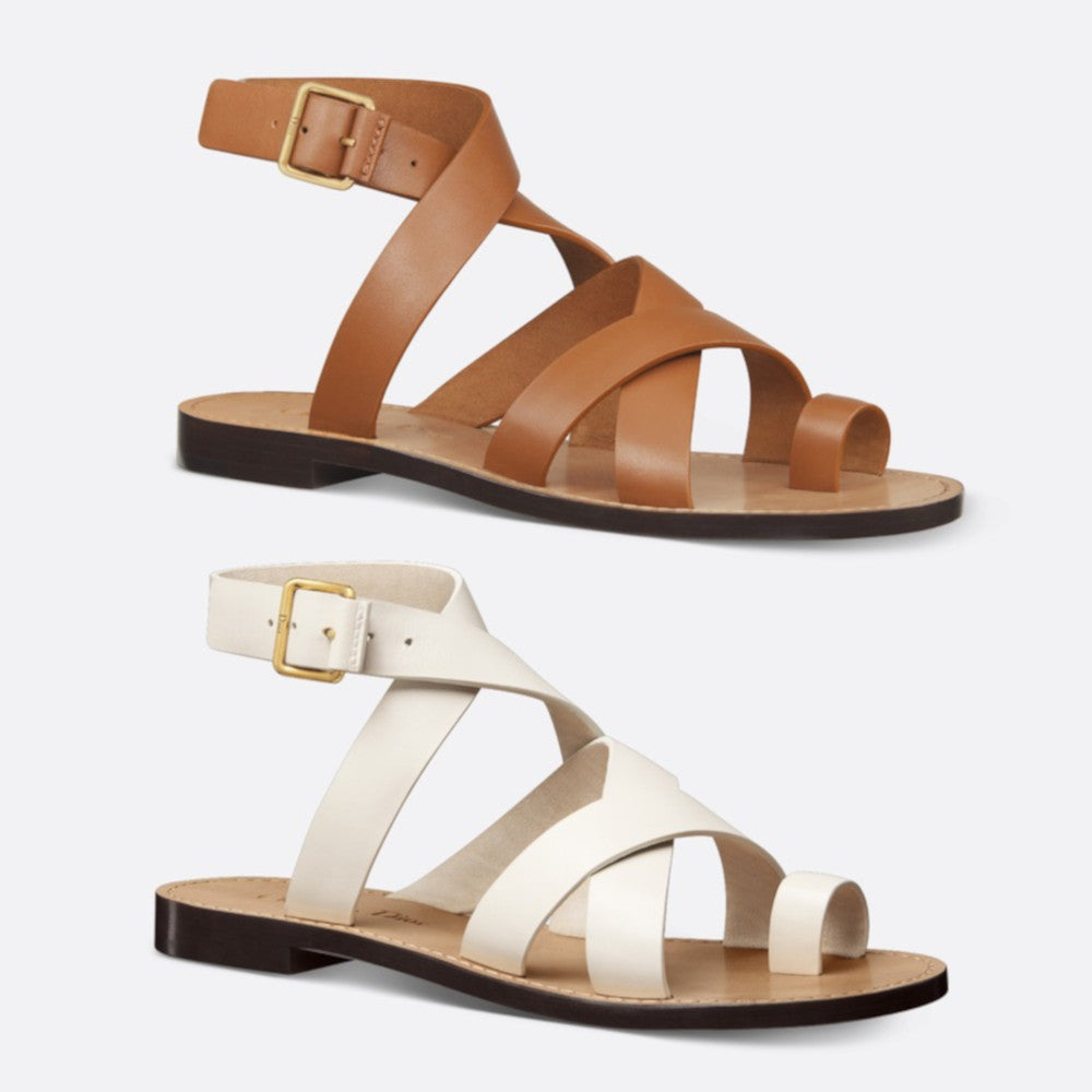 Dior Sun sandal with toe ring KCO024VEA_S03W – BORDER-GARA