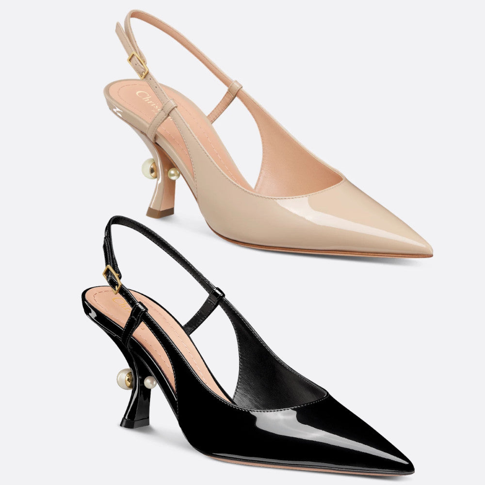 Dior｜PUMPS(HEELS) (KCV370CEL 900) Dior Christian J Women's Slingback Pumps KCV373TCE 900