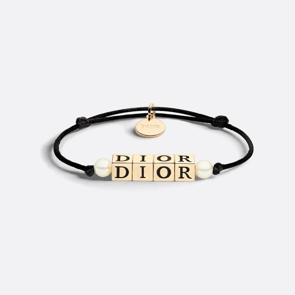 【プレゼントにも★】Dior D-Dice ブレスレット DIOR | D-Dice ブレスレット コットン・ラッカー・メタル