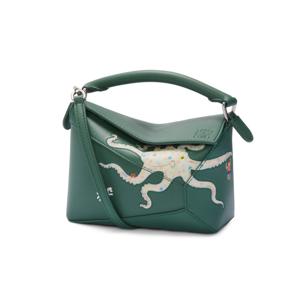 LOEWE Octopus mini Puzzle bag in nappa calfskin A510P88X42