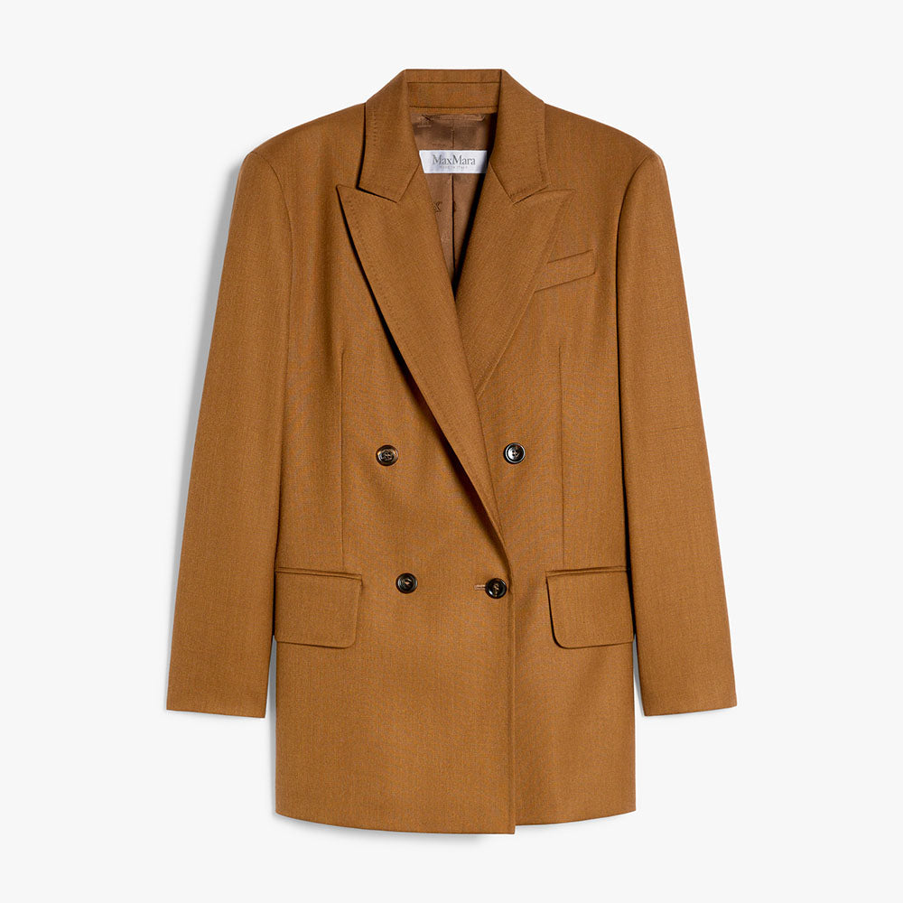 Max Mara Olimpia Jacket in mohair wool and silk canvas