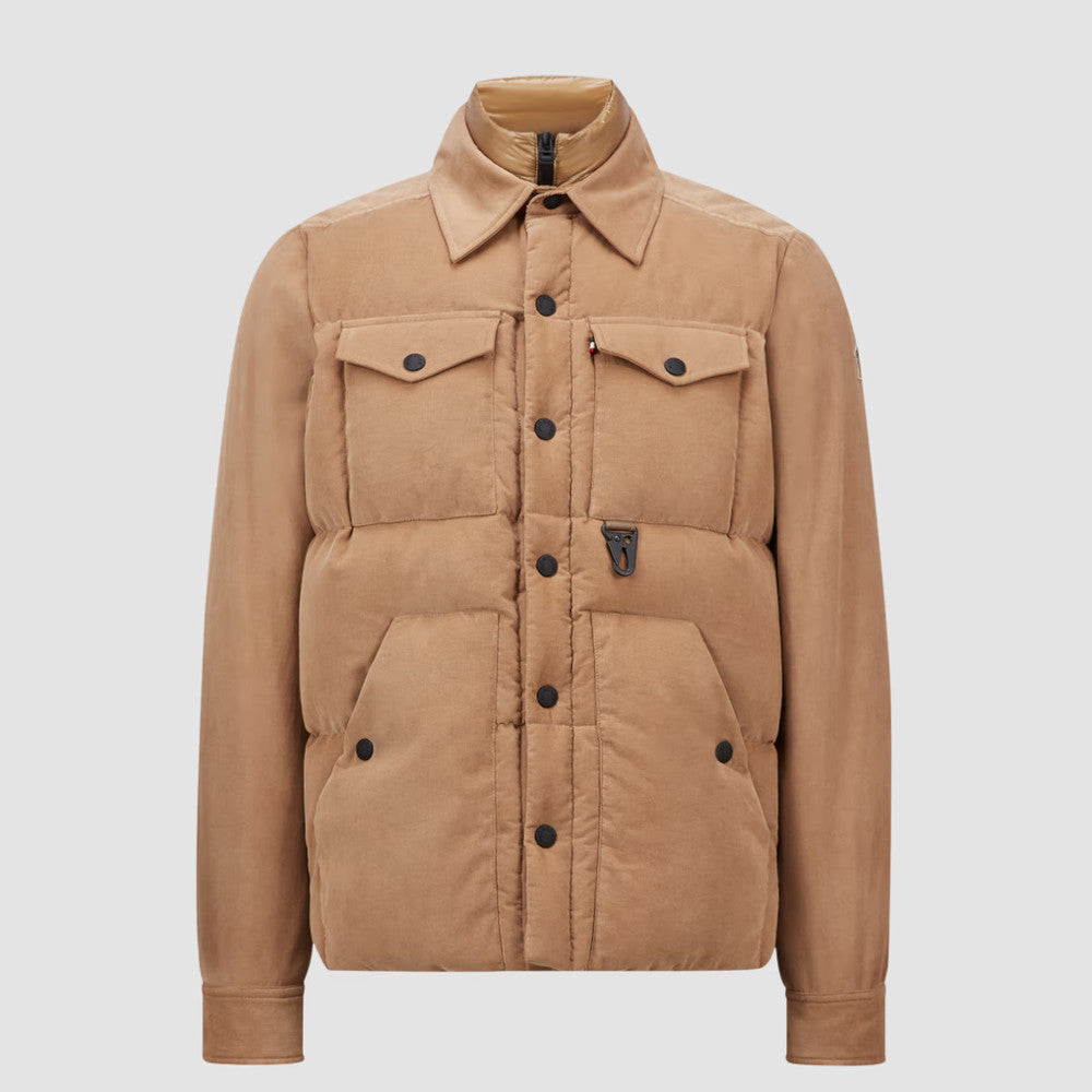 関税込 MONCLER LECH CORDUROY DOWN SHIRT JACKET MONCLER Lech Corduroy Down Shirt Jacket J20971G00005549F7248