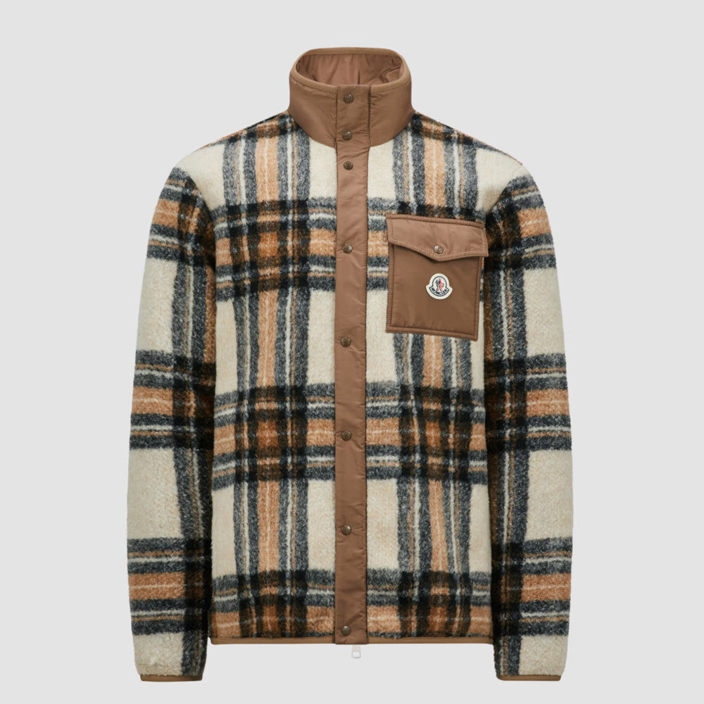 【MONCLER】 テディ ジップアップ スウェットシャツ グリーン MONCLER】 テディ ジップアップ スウェットシャツ グリーン