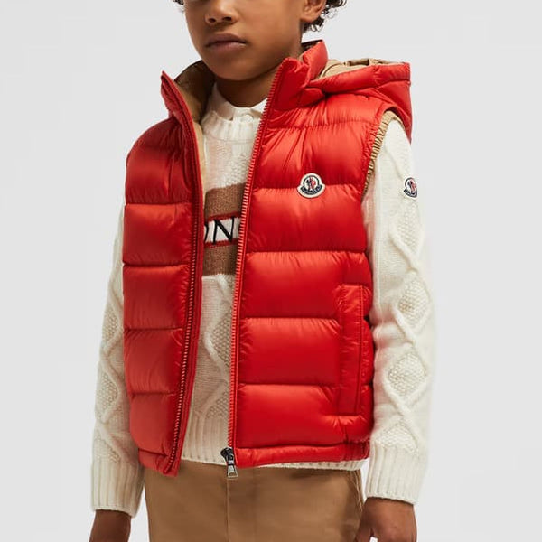 MONCLER Zibiah Hooded Down Gilet J29541A00032595FE347 – BORDER-GARA