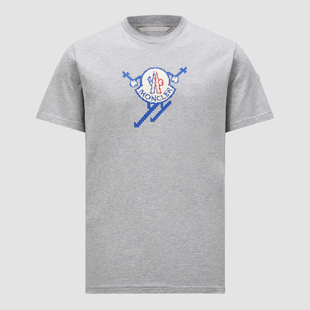 MONCLER SKI LOGO COTTON T-SHIRT J20918C0001083927986