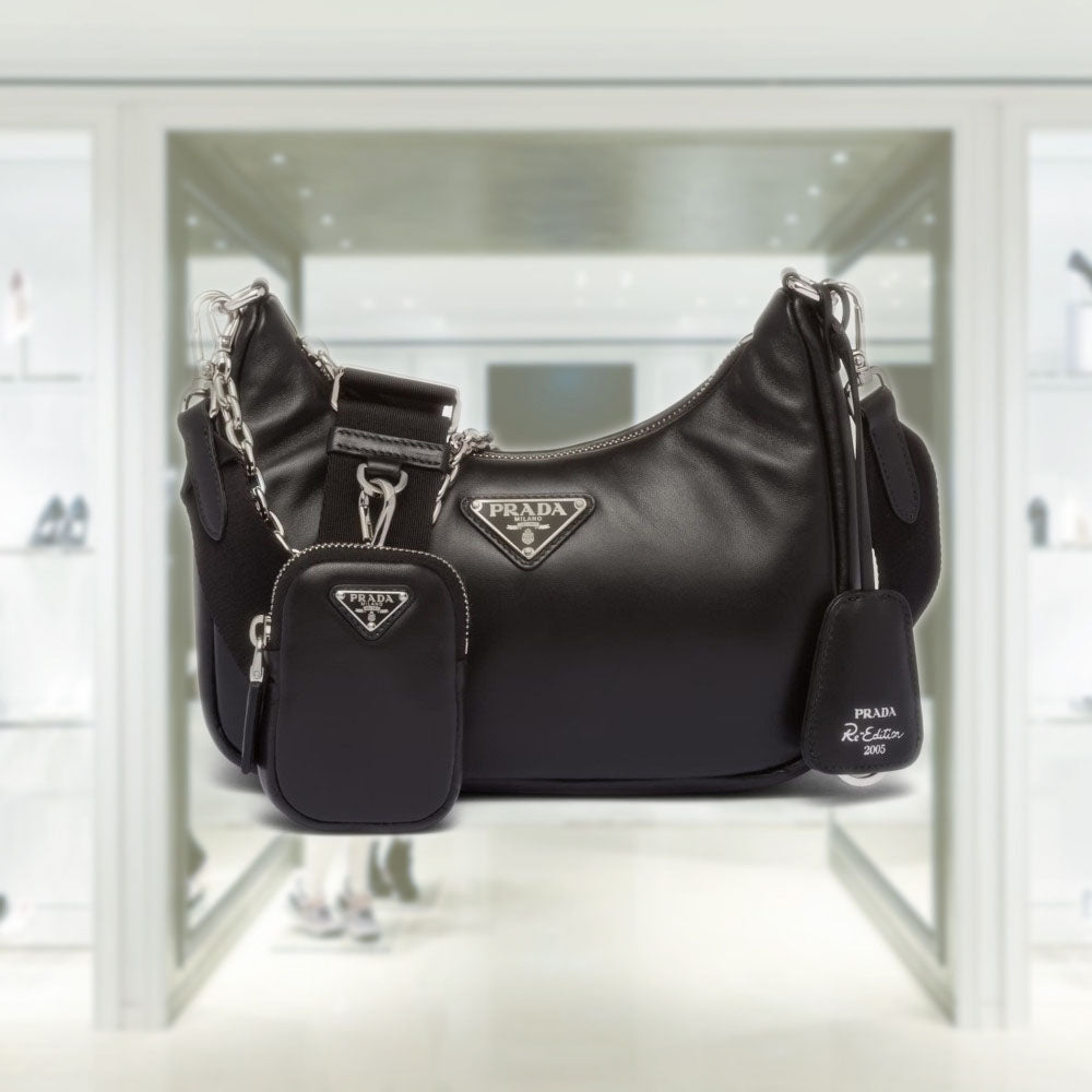 PRADA Padded nappa-leather Prada Re-Edition 2005 shoulder