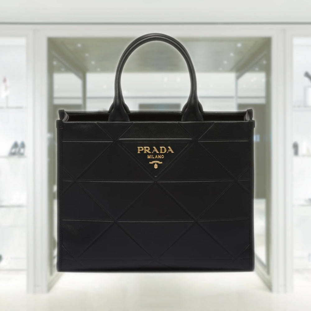 PRADA Medium leather Prada Symbole bag with topstitching