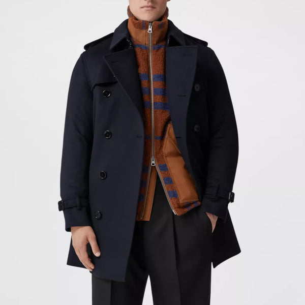 ジャケット・アウター Burberry Trench Coat Wool&Cashmere Navy 81AA557A-59C1-4439-ACFF-
