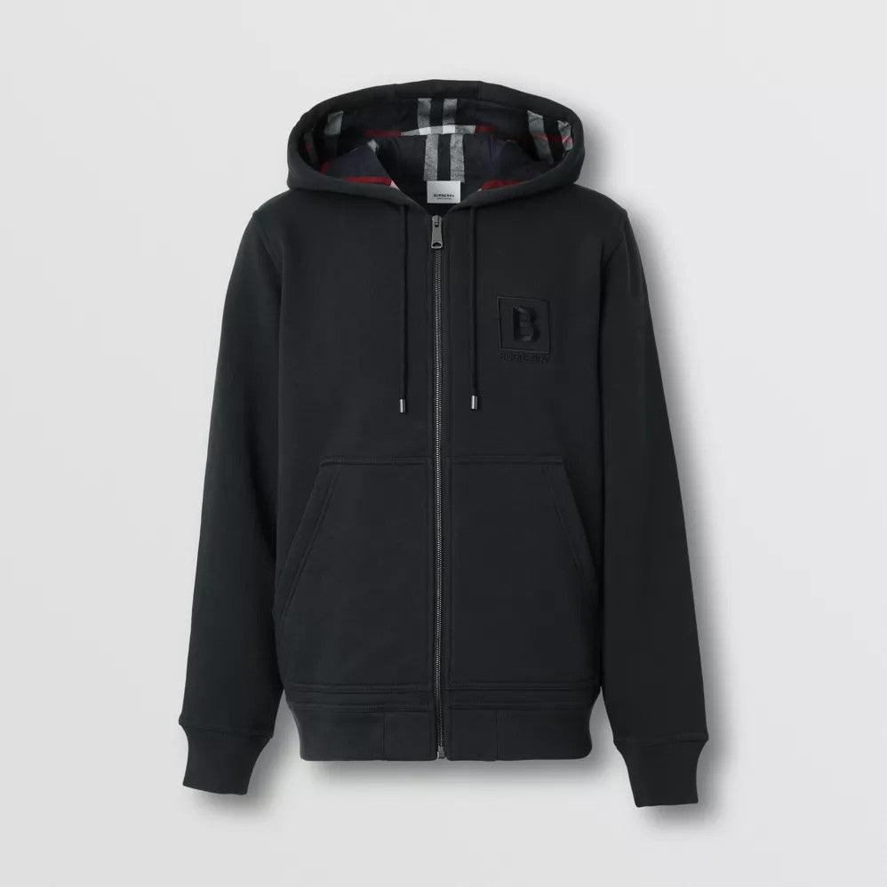 Burberry hooded best sale cotton jersey top