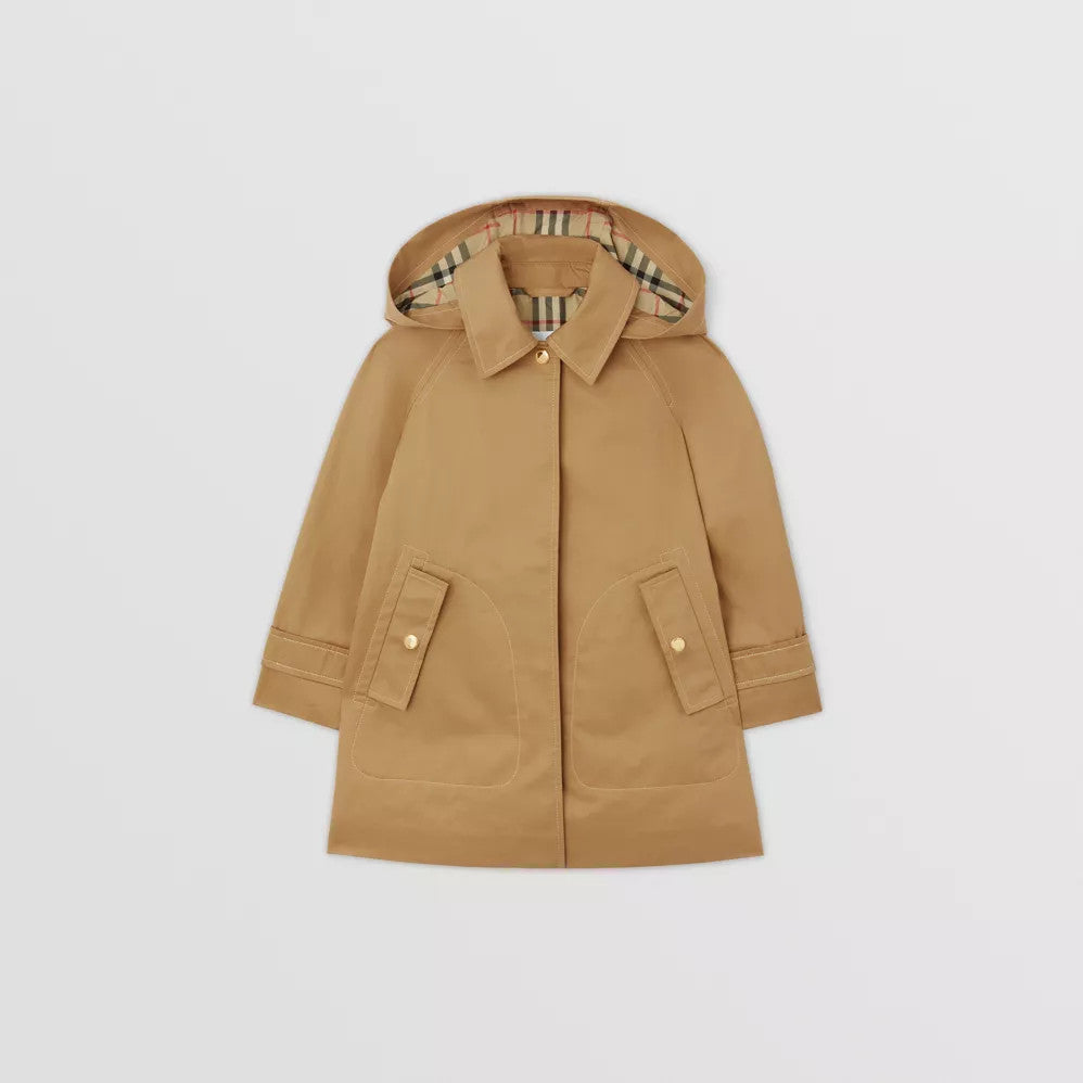 Burberry Detachable Hood Cotton Twill Car Coat 80617171 – BORDER-GARA