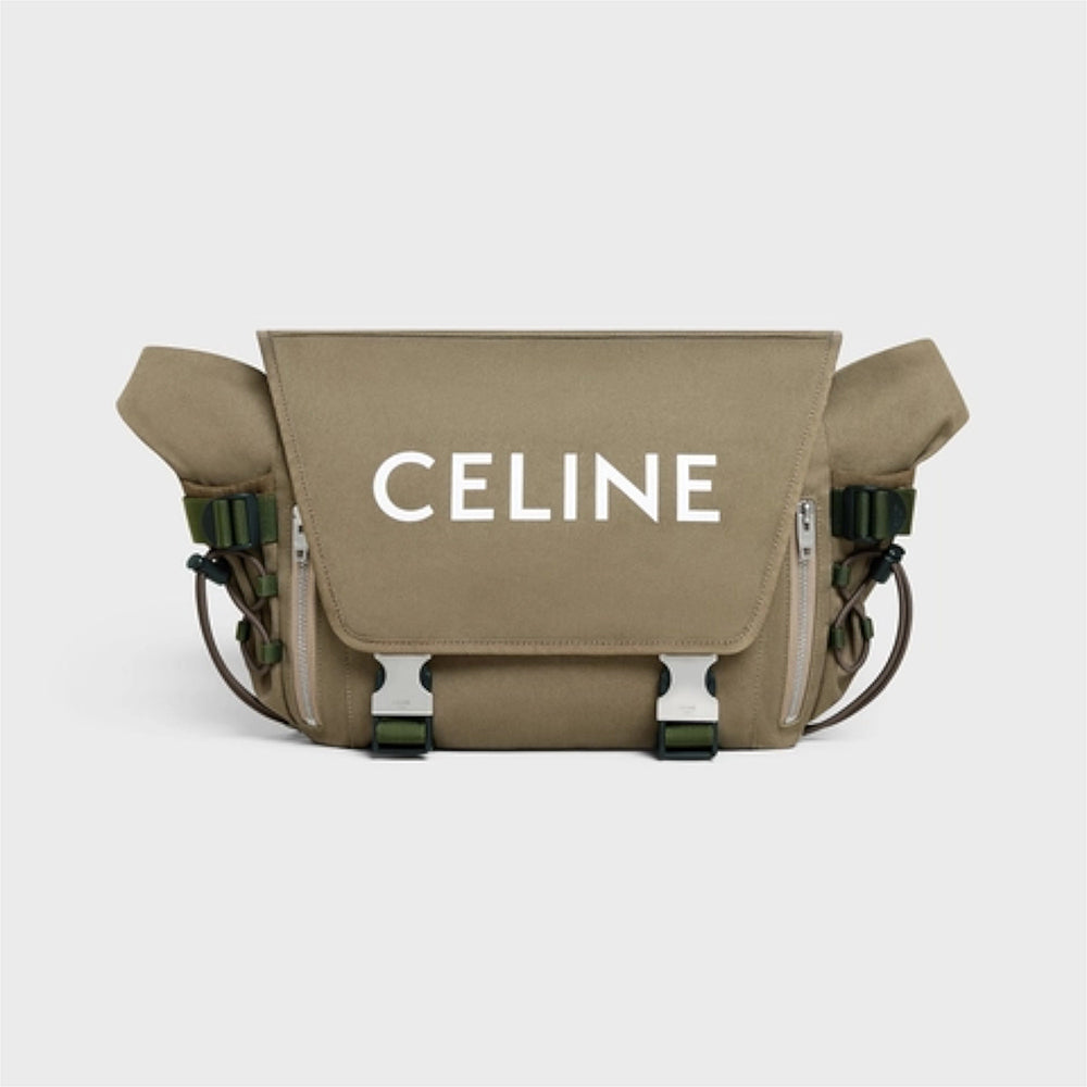 small messenger trekking in nylon with celine print