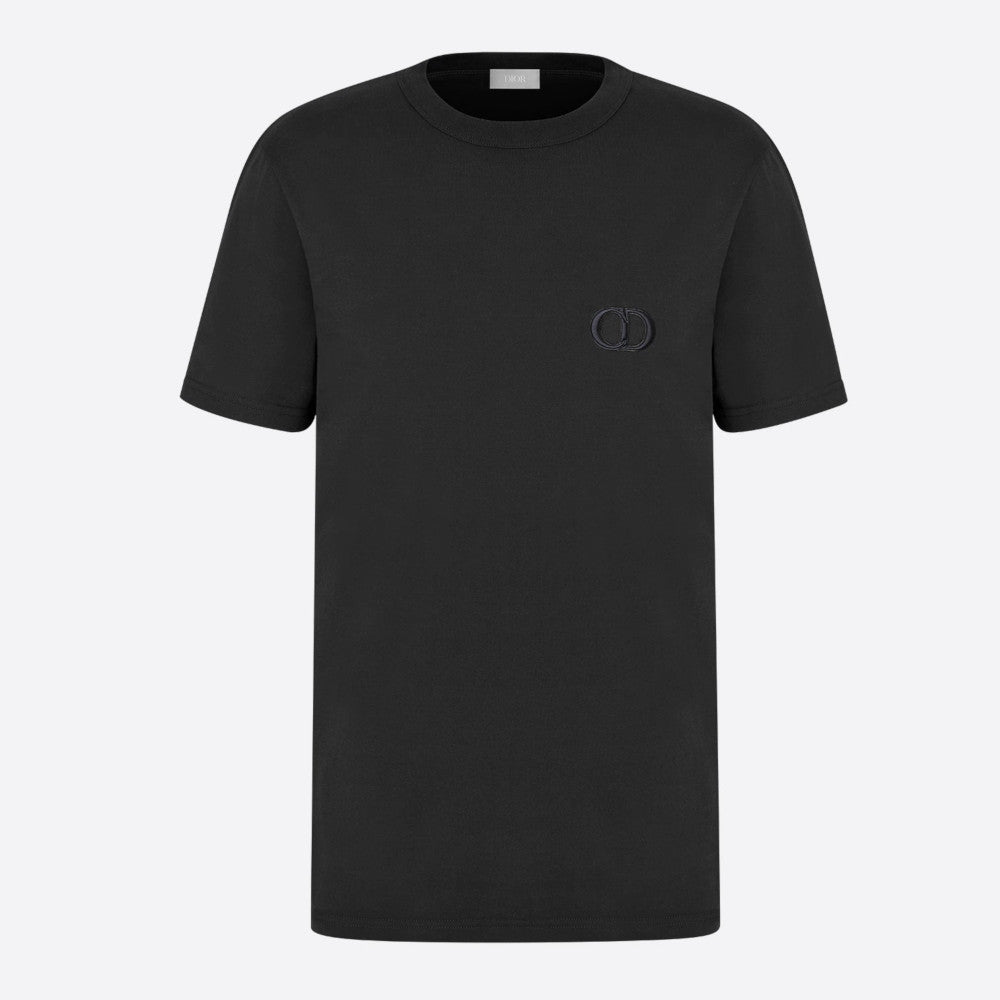 Dior - CD Icon Relaxed-Fit T-Shirt Black Cotton Jersey - Size Xs - Men