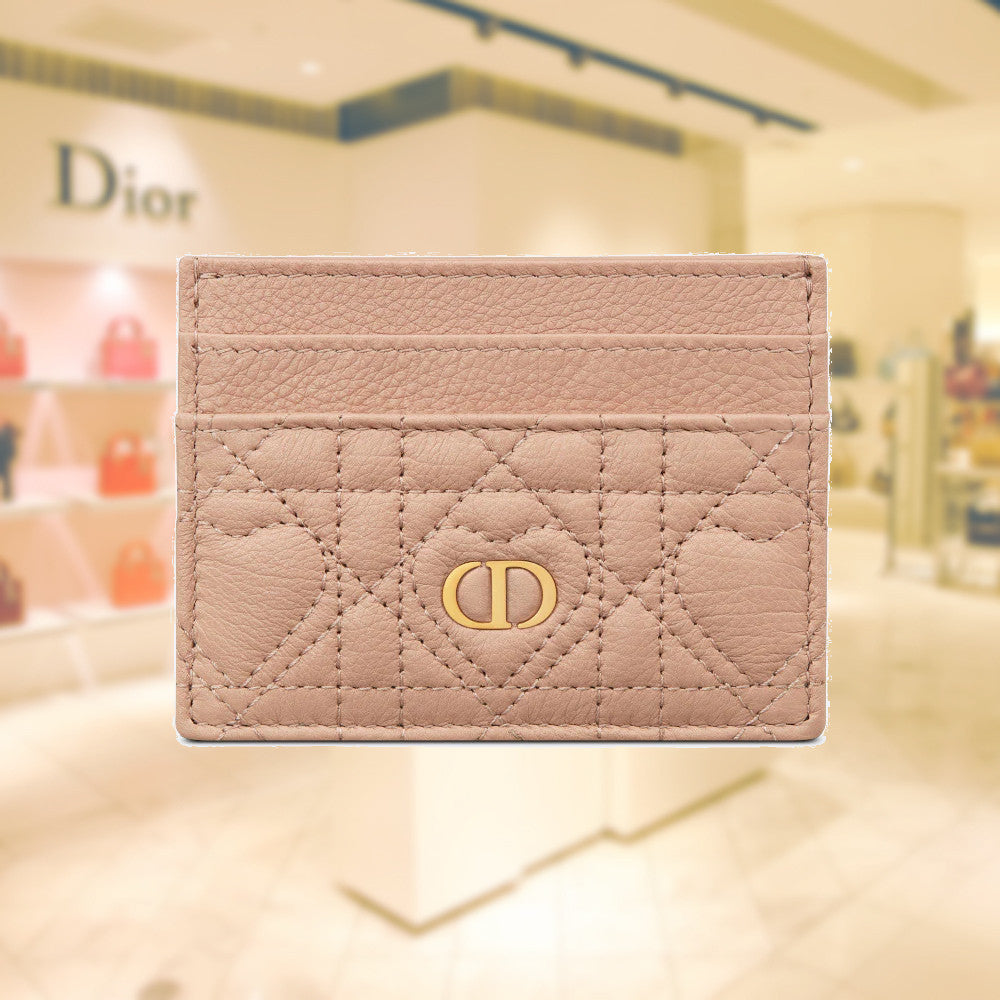 Lady dior clearance card holder