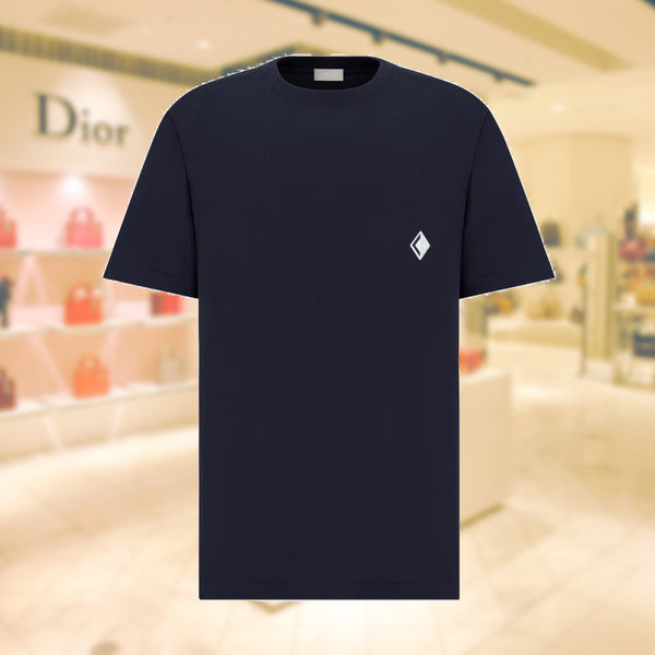 Dior CD DIAMOND RELAXED-FIT T-SHIRT 393J696H0677_C588 – BORDER-GARA