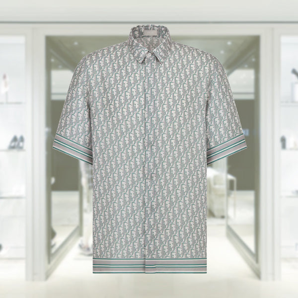 Dior DIOR OBLIQUE SHORT-SLEEVED SHIRT 193C545A4751_C484 – BORDER-GARA