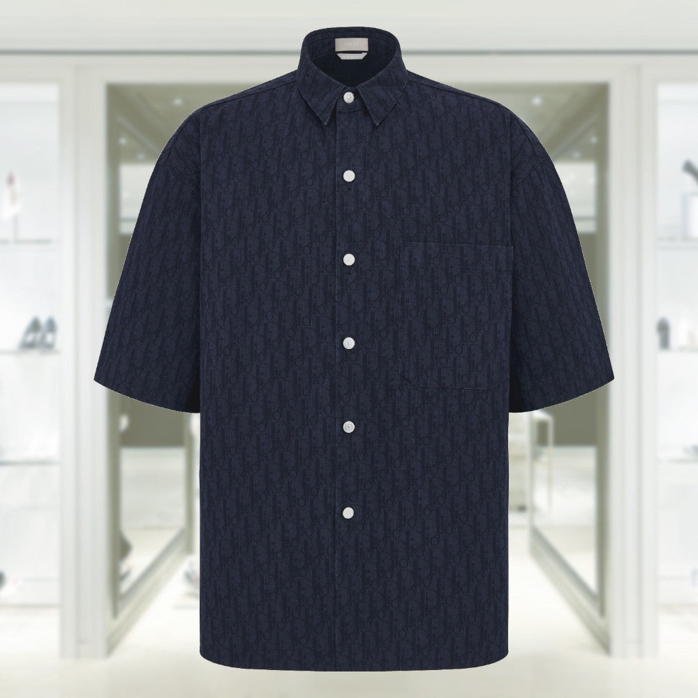 Dior SHORT-SLEEVED OVERSHIRT 243D589AY517_C589 – BORDER-GARA Dior SHORT-SLEEVED OVERSHIRT 243D589AY517_C589 – BORDER-GARA