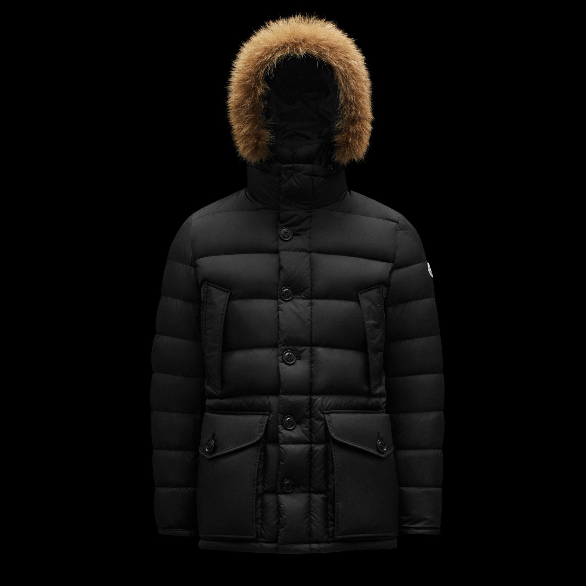 Cluny Mens Moncler Winter Coat Moncler Cluny Parka Black