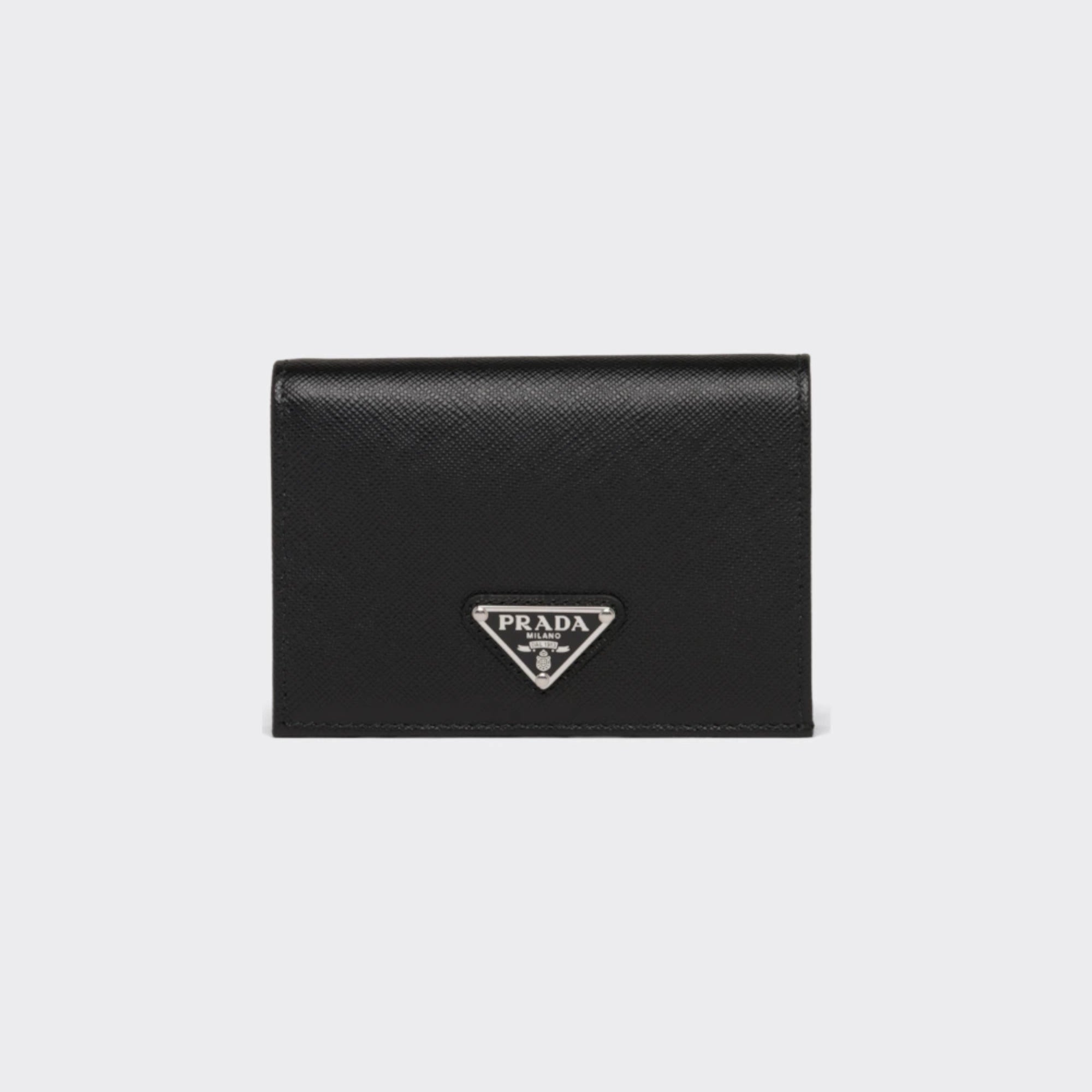 PRADA Small Saffiano Leather Wallet 1MV021_QHH_F0632 – BORDER-GARA