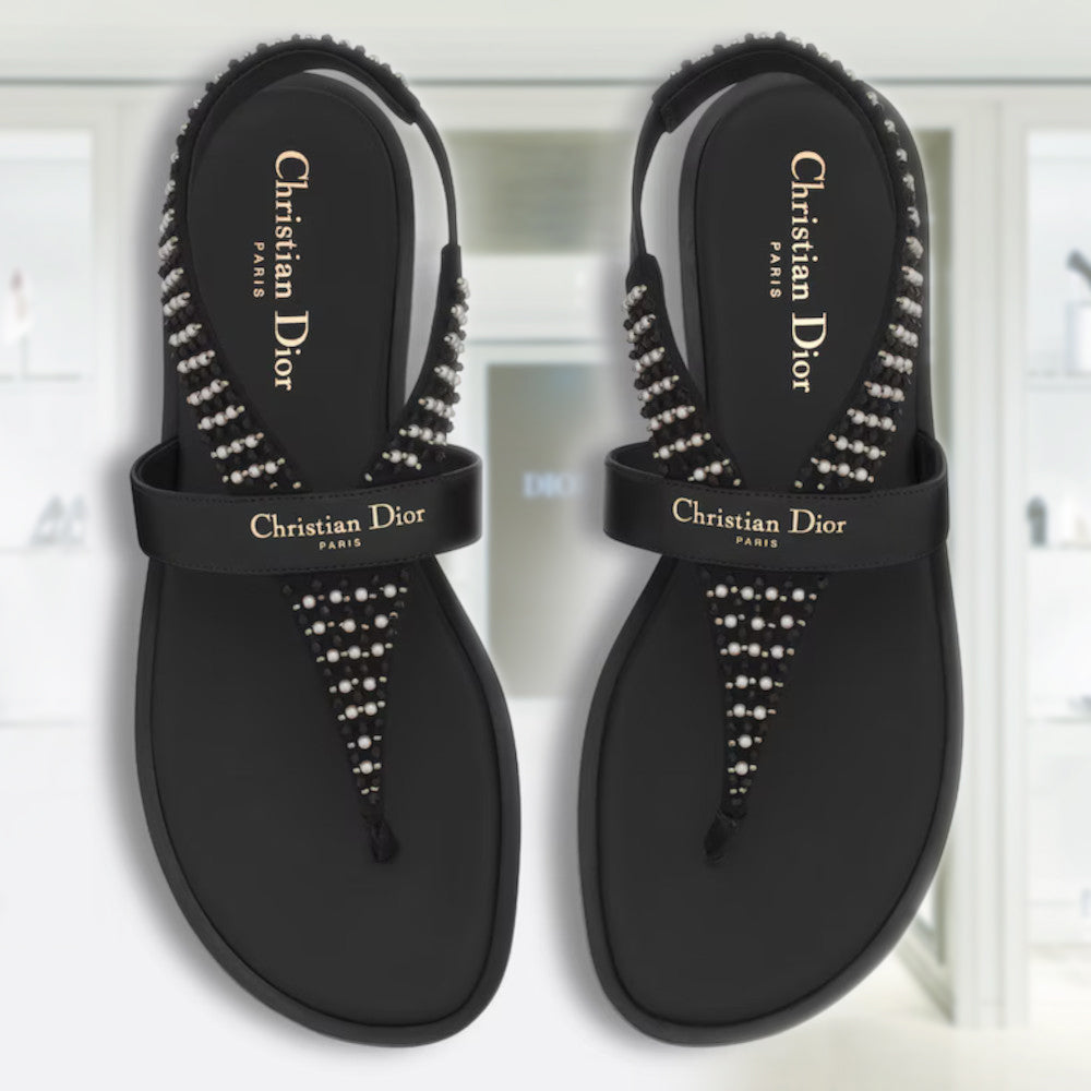 DIOR シッフティテルハックルフツ KCT092XLC S900 D-Fight Ankle Boot Black Calfskin and Leather-Effect Stretch