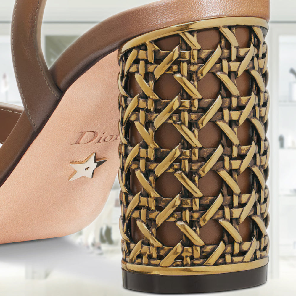 DIOR☆25SS Cannage ロゴ トーンオントーン エスパドリーユ Dior Dior Icon sandal KCO124VEA_S43M – BORDER-GARA