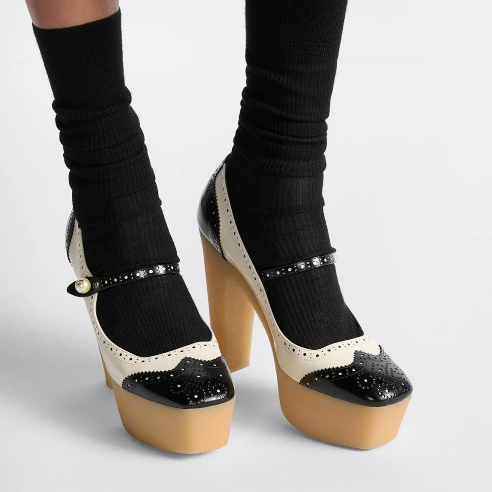【送料&関税込】Dior Specta Mary Jane Pumps Dior Black Patent Leather Baby-D Mary Jane Pumps Size 39