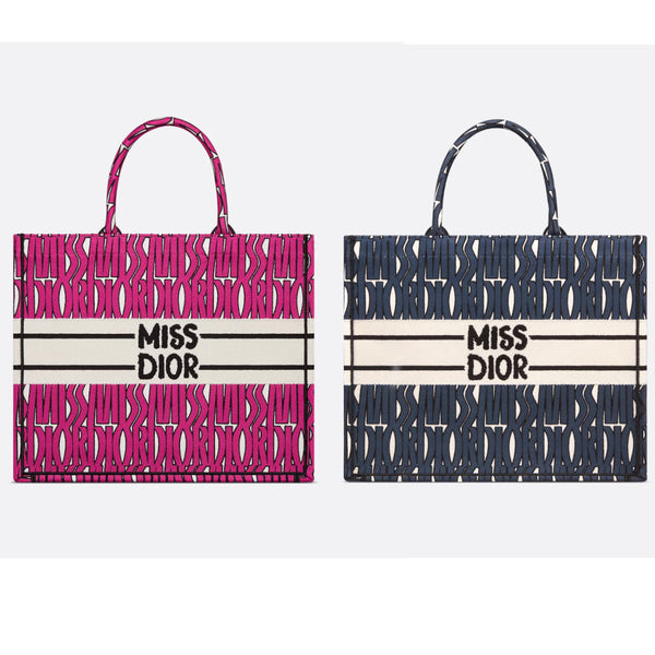 Large Dior Book Tote
