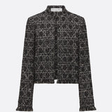 Macrocannage Cropped Jacket