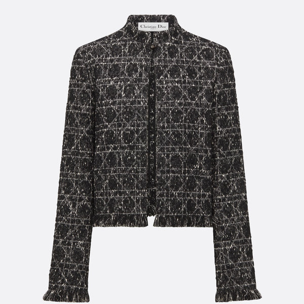 Macrocannage Cropped Jacket