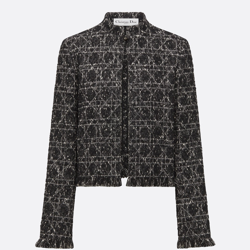 Macrocannage Cropped Jacket