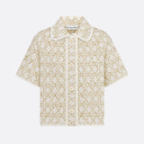 Dior Or Short-Sleeved Cannage Jacket