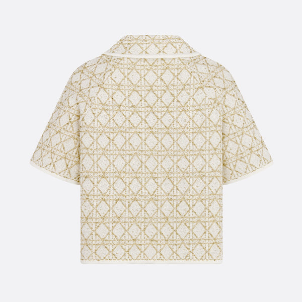 Dior Or Short-Sleeved Cannage Jacket