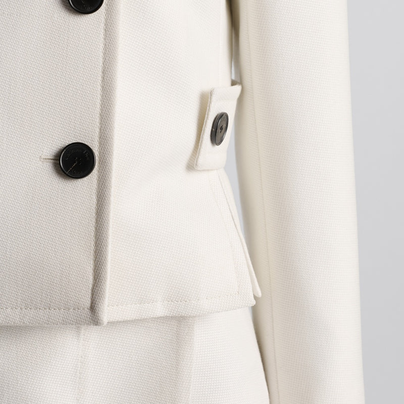 Cropped Jacket with Removable Cannage Vest