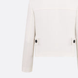 Cropped Jacket with Removable Cannage Vest