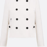 Cropped Jacket with Removable Cannage Vest