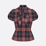 Fitted Short-Sleeved Jacket
