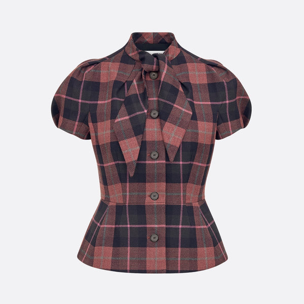 Fitted Short-Sleeved Jacket