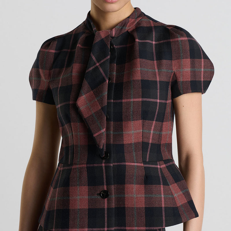 Fitted Short-Sleeved Jacket
