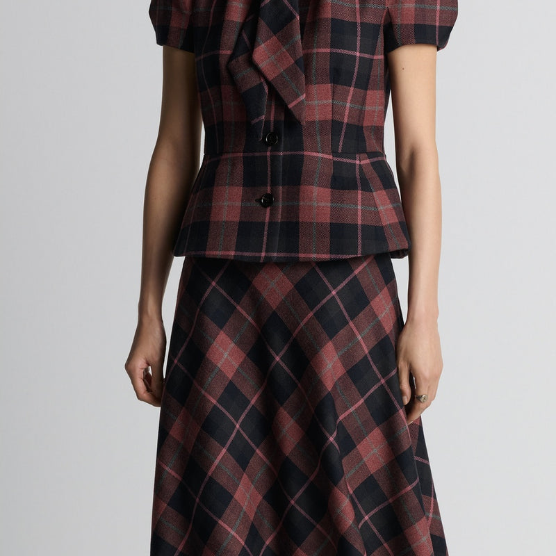 Fitted Short-Sleeved Jacket