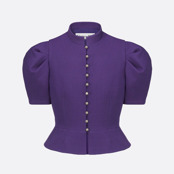 Fitted Short-Sleeved Jacket