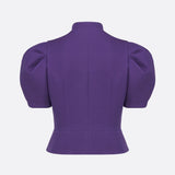 Fitted Short-Sleeved Jacket