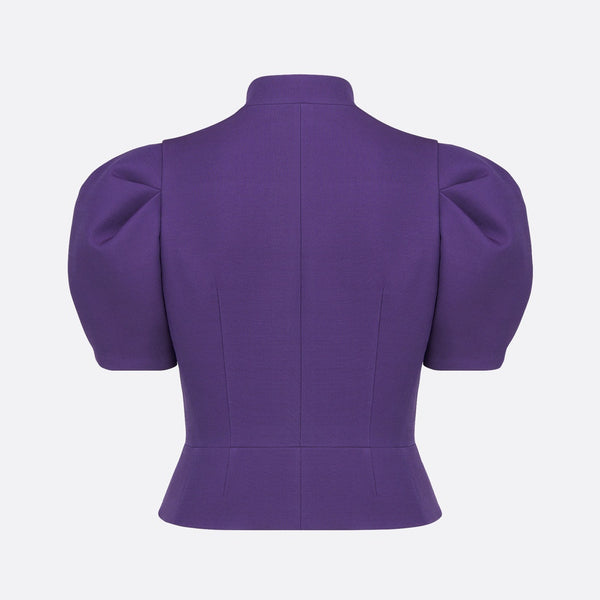 Fitted Short-Sleeved Jacket