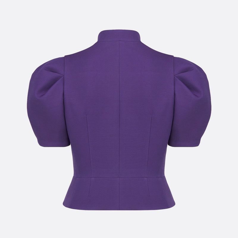 Fitted Short-Sleeved Jacket