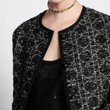 Macrocannage Cropped Jacket