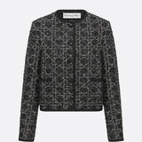 Macrocannage Cropped Jacket
