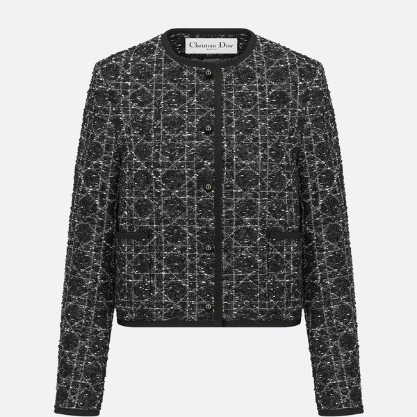 Macrocannage Cropped Jacket