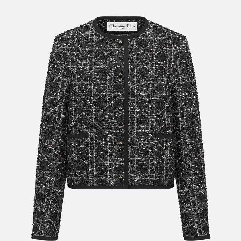 Macrocannage Cropped Jacket