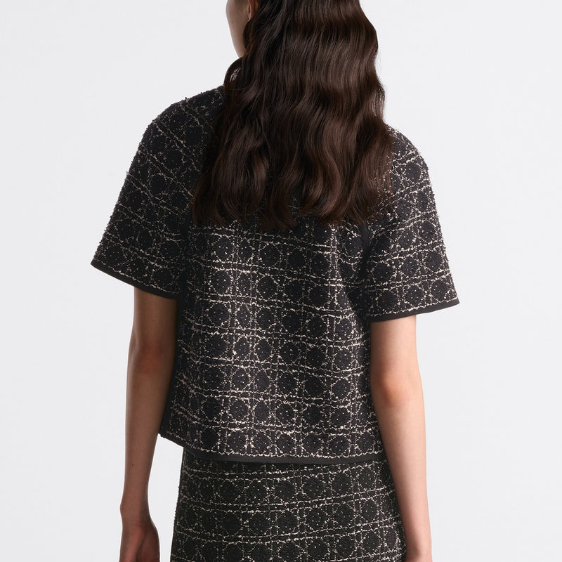 Macrocannage Short-Sleeved Jacket