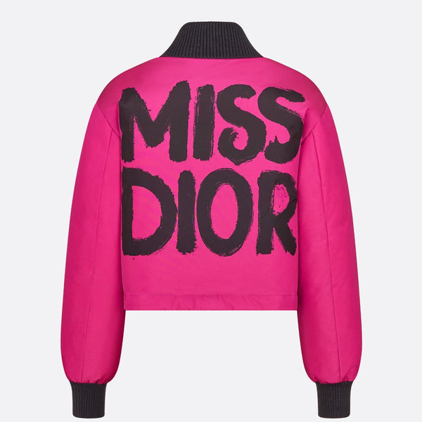DiorAlps Cropped Bomber Jacket