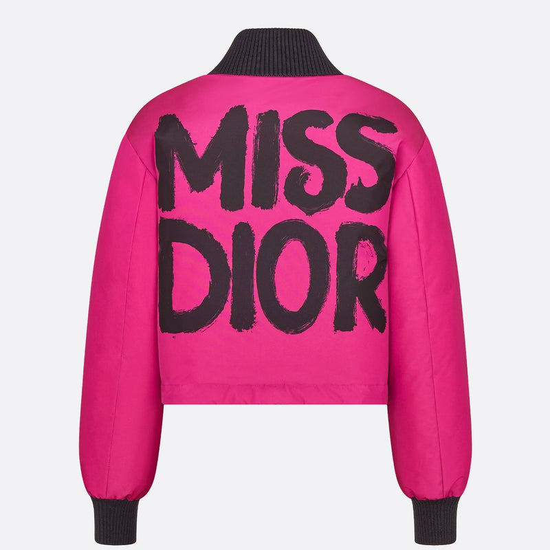 DiorAlps Cropped Bomber Jacket