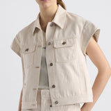 Jacket with Cap Sleeves